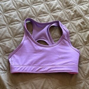 Athletic Works Kids Purple Sports Bra